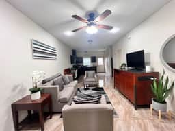 Hummingbird Apt 3 | Stylish Retreat Minutes from Popular Shopping Spots | Wifi | 2Bed + Sofa-bed | 2.5 Bath and Patio